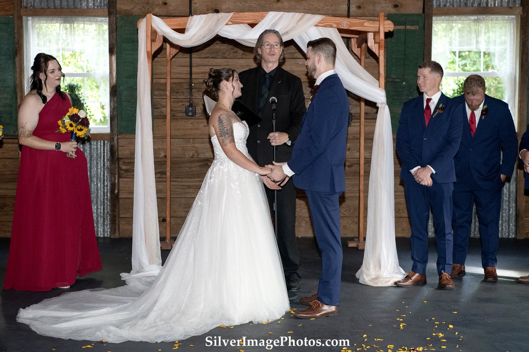 Cecil Creek Farm Wedding Officiant - Photo by Silver Image Photography