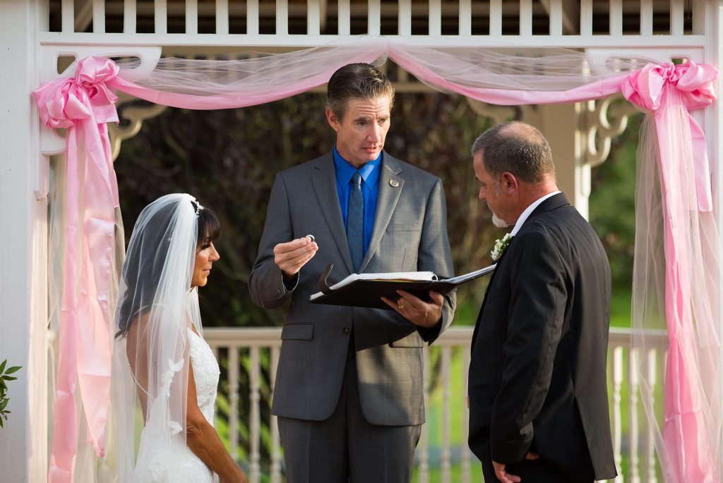 Chadwick Weddings NJ affordable officiant celebrant minister Indian Spring CC Evesham Markton